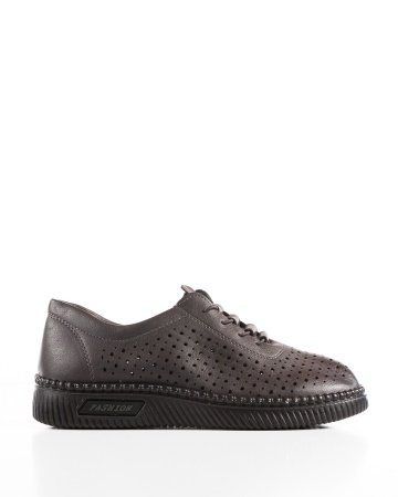 Pantofi dama casual Gri din Piele Ecologica Dtt