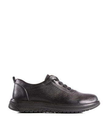 Pantofi dama casual negri din piele ecologica T521-marimi mari pana la 43 - Img 4