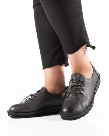 Pantofi dama Gri din Piele Ecologica Uxon - Img 2