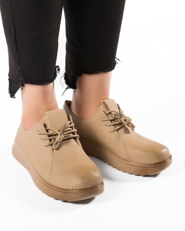Pantofi dama Khaki din Piele Ecologica Xnu - Img 2