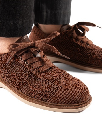 Pantofi dama Maro din Material texil dantelat Ecologic Van - Img 3