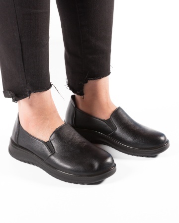 Pantofi dama Negri din Piele Ecologica Unin