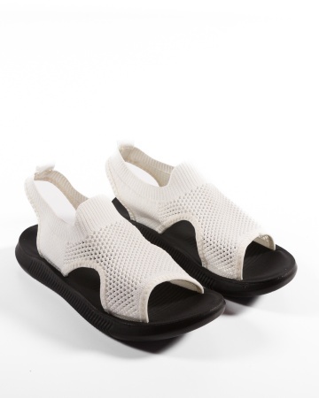 Sandale dama Albe din material textil EOIU - Img 4