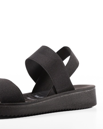Sandale dama Negre cu Barete elastice Mann - Img 6