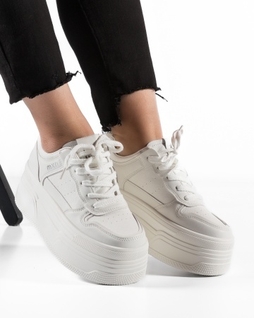 Sneakers dama cu platforma Albi din Piele Ecologica Piuu - Img 4