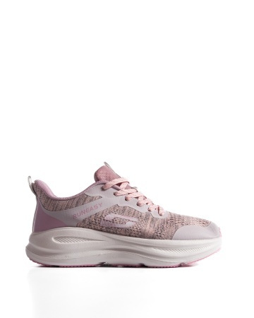 Sneakers dama gri din material textil F99296 - Img 4