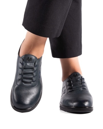 Pantofi dama Bleumarin din Piele Ecologica Mama - Img 3