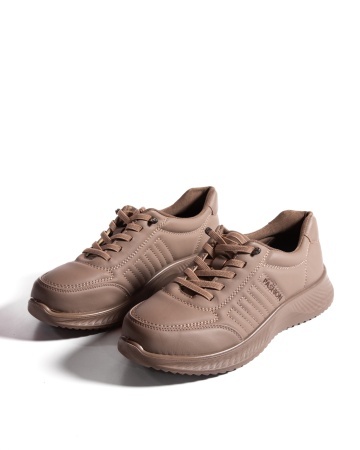 Pantofi dama casual camel din piele ecologica J15 - Img 5