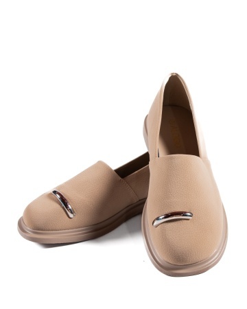 Pantofi dama casual kaki din piele ecologica intoarsa LF01-3
