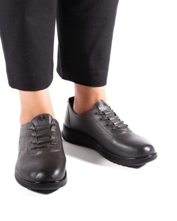 Pantofi dama Gri din Piele Ecologica Mama - Img 2