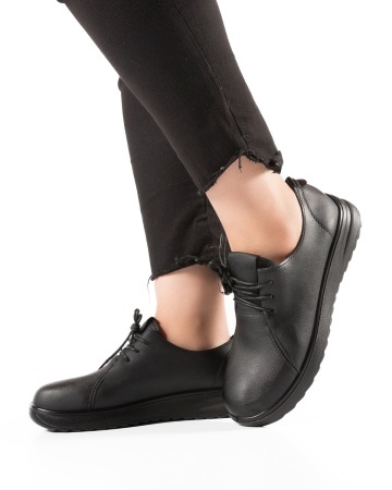 Pantofi dama Negri din Piele Ecologica Xnu - Img 3