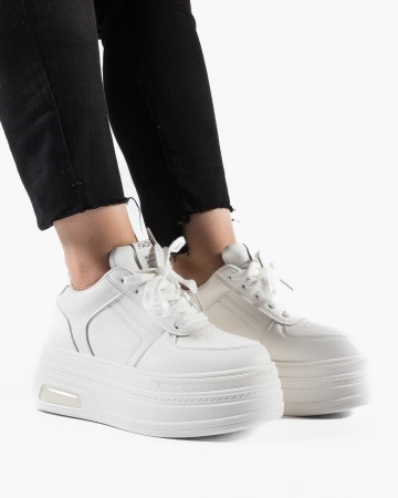 Sneakers dama cu platforma Albi din Piele Ecologica Pac