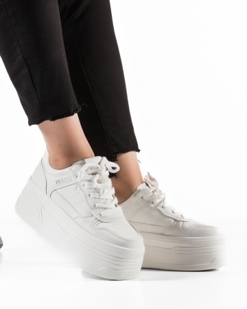 Sneakers dama cu platforma Albi din Piele Ecologica Piuu