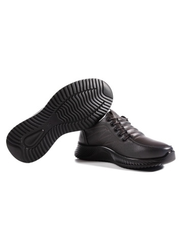 Pantofi dama casual gri din piele ecologica J01 - Img 7