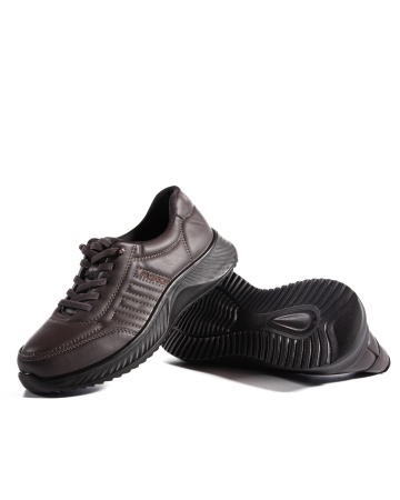 Pantofi dama casual gri din piele ecologica J15 - Img 8