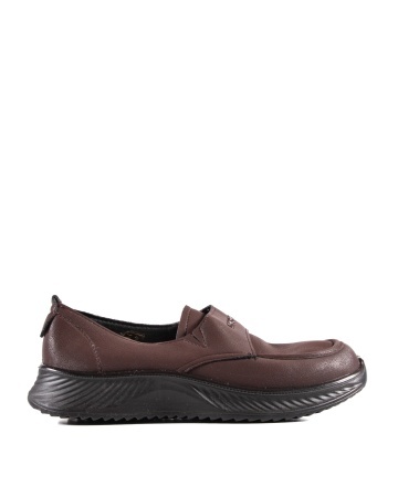 Pantofi dama casual maro din piele ecologica J65-26