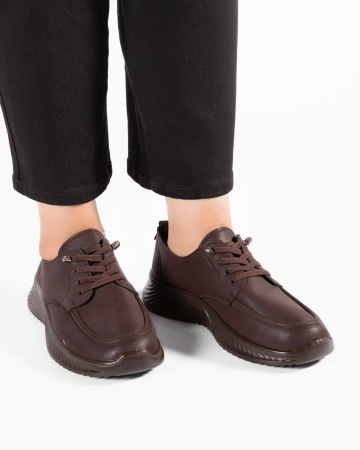 Pantofi dama casual mov din piele ecologica J63-26