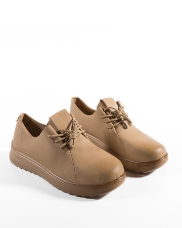 Pantofi dama Khaki din Piele Ecologica Xnu - Img 6