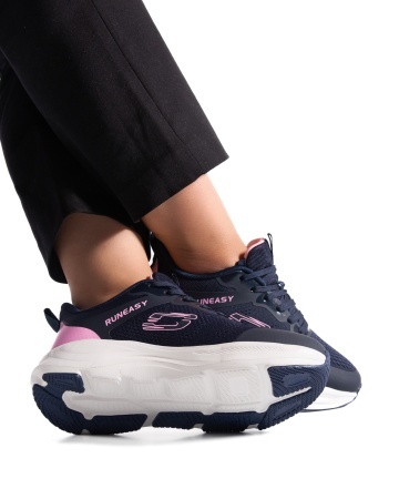 Sneakers dama bleumarin din material textil F99296 - Img 3