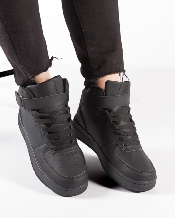 Sneakers dama Negri din Piele Ecologica Mafi - Img 6