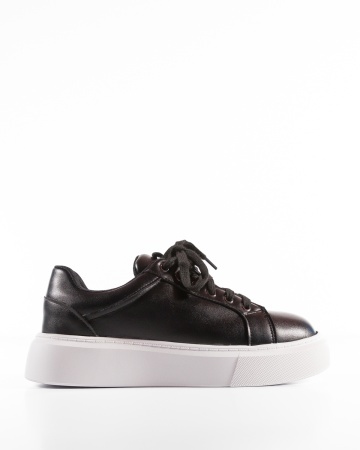 Sneakers dama Negri din Piele Ecologica Picu - Img 4