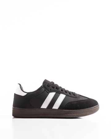Sneakers dama Negri din Piele Ecologica YKU - Img 5