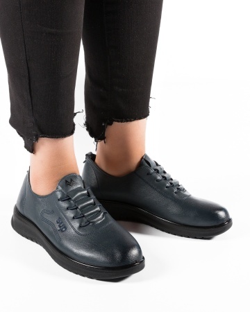 Pantofi dama Bleumarin din Piele Ecologica Mama