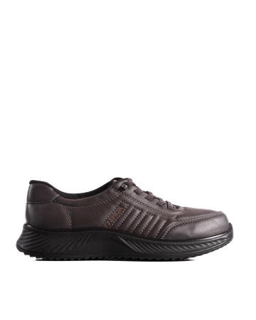 Pantofi dama casual gri din piele ecologica J15 - Img 5