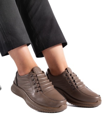 Pantofi dama casual kaki din piele ecologica J01
