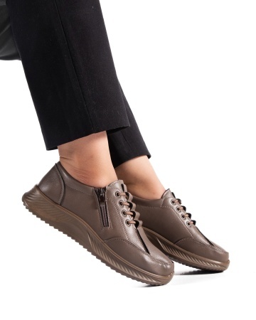 Pantofi dama casual kaki din piele ecologica J12 - Img 3
