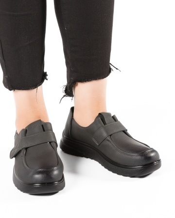 Pantofi dama Gri din Piele Ecologica Xlon
