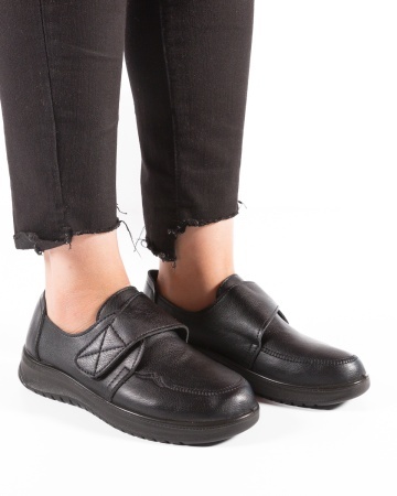 Pantofi dama Negri din Piele Ecologica Uxin - Img 2
