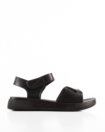 Sandale dama Negre din Piele Ecologica Jiz - Img 4