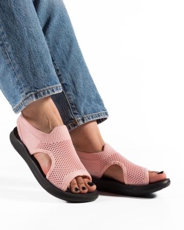 Sandale dama Roz din material textil EOIU