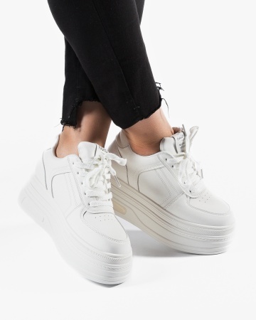 Sneakers dama cu platforma Albi din Piele Ecologica Pac - Img 5