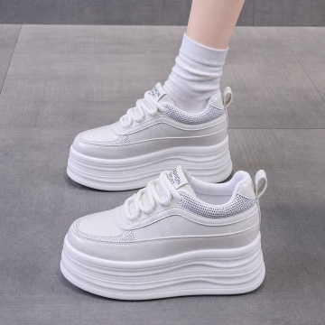 Sneakers dama cu platforma Albi din piele Ecologica Plze
