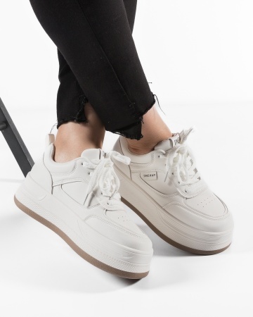 Sneakers dama cu platforma Albi din Piele Ecologica Ptoi - Img 4