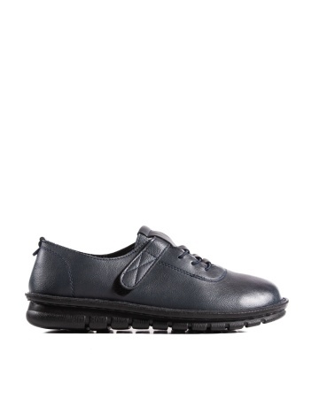 Pantofi dama casual bleumarin din piele ecologica D2506 - Img 5