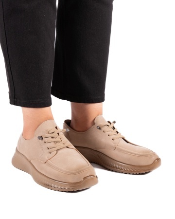 Pantofi dama casual kaki din piele ecologica J63-8 - Img 3