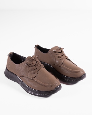 Pantofi dama casual verzi din piele ecologica J63-16