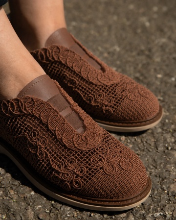 Pantofi dama Maro din Material texil dantelat Ecologic Vliz