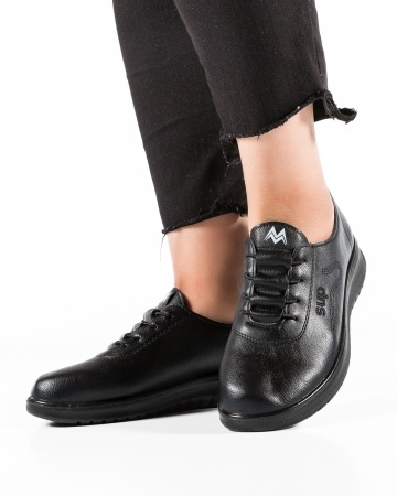 Pantofi dama Negri din Piele Ecologica Mama - Img 2