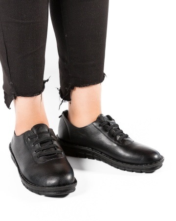 Pantofi dama Negri din Piele Ecologica Woc
