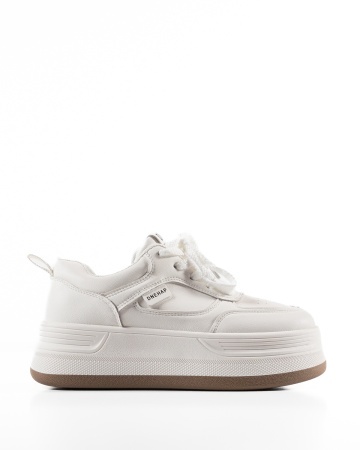 Sneakers dama cu platforma Albi din Piele Ecologica Ptoi