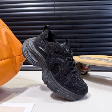 Sneakers dama negri cu talpa groasa 9839 - Img 10