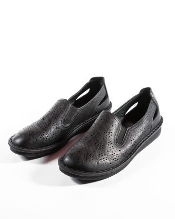 Pantofi dama casual Negri din Piele Ecologica Danb - Img 5