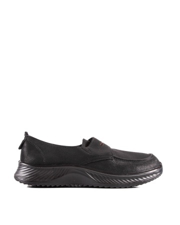 Pantofi dama casual negri din piele ecologica J65-1 - Img 3