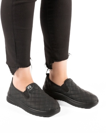 Pantofi dama Negri din Piele Ecologica Miyy