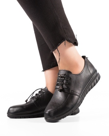 Pantofi dama Negri din Piele Ecologica Yah - Img 4