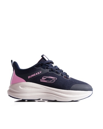 Sneakers dama bleumarin din material textil F99296 - Img 4